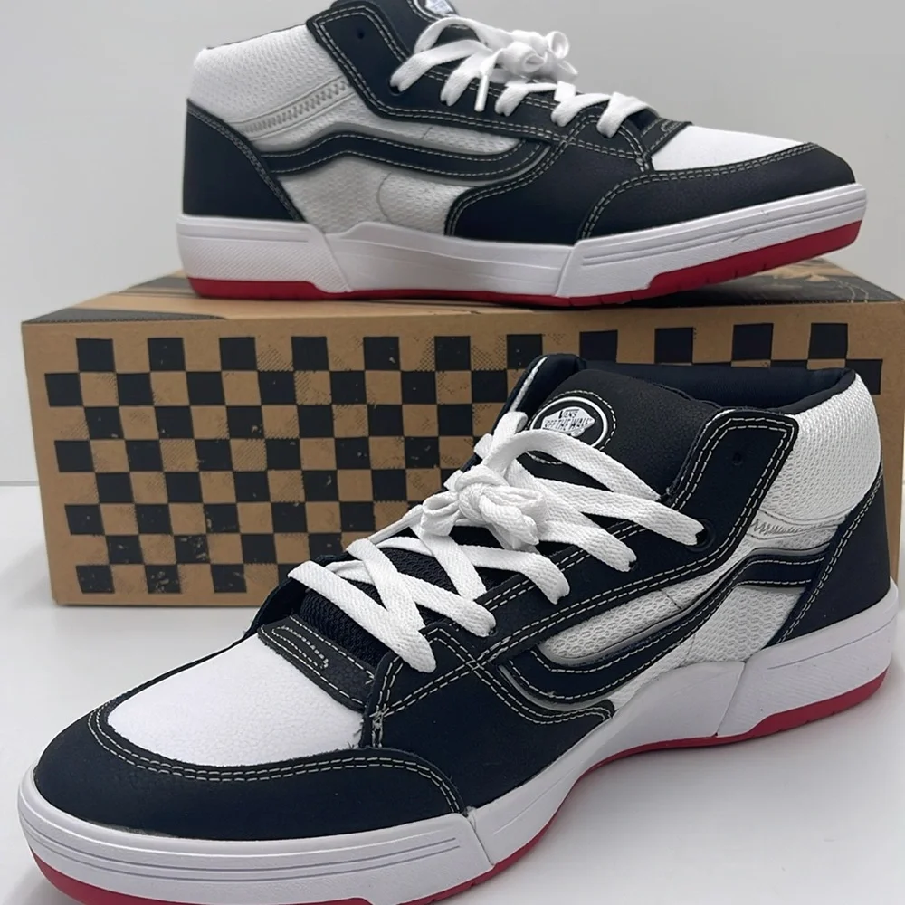 Vans Men’s Zahba Mid Black/White/Red
VN000CBSBWT Sneakers - Picture 15 of 16